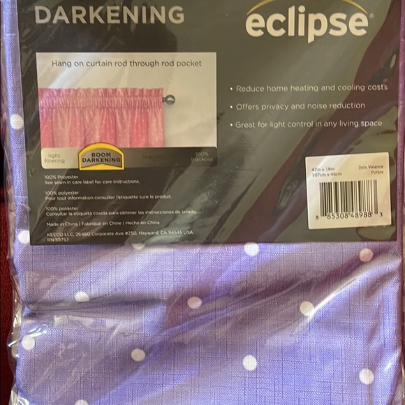 VALANCE - ROOM DARKENING - Picture 3 of 3